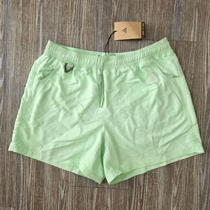 Nike ACG Trail Shorts Light Green White Men's Medium M Lined New FB8091-012